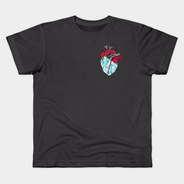 Heart of Glass Kids T-Shirt by MellyLunaDesigns